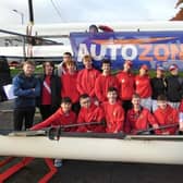 Bann Rowing Club at the Lagan Head of the River event in Belfast.