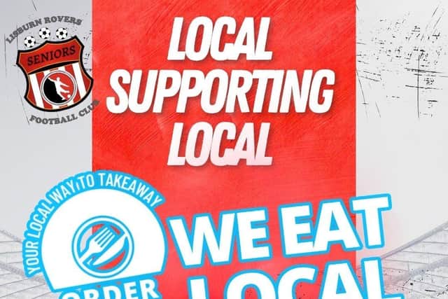 We Eat Local become sponsors of Lisburn Rovers Seniors Football Club