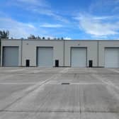 The first of two new builds at Creagh Industrial Park near Toome is nearing completion. Credit: Submitted