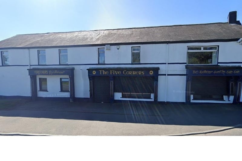 Whether you are wanting a pint, or a tasty bite to eat, the Five Corners, located on the Colin Road in Ballyclare will satisfy both. The award-winning Brothers restaurant attracts diners from across the province, with it's famous steak night a must-try, while the bar is full of character. Sit by the open fire on a cold winter's day, or quench your thirst in the summer.