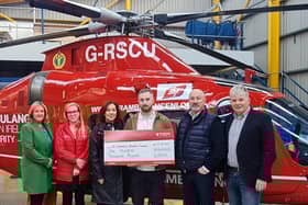 Pictured from left are members of the team - Wendy McIlmoyle, Katrina Hughes, Sharon Osborne, Simon Osborne, Tony Osborne, David McIlymoyle - at AANI headquarters. Credit AANI