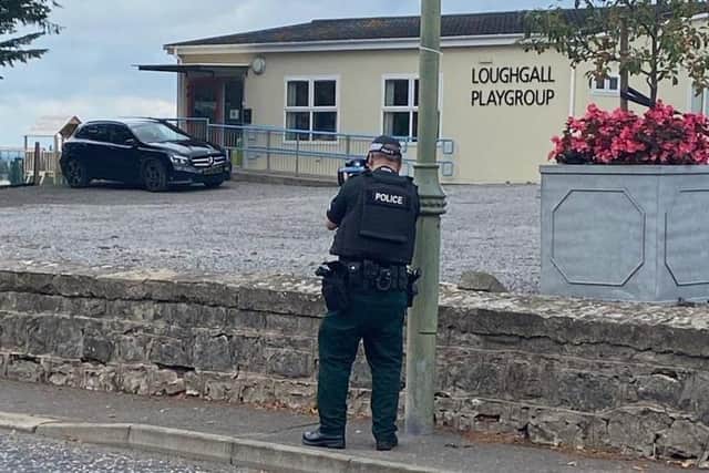 Portadown police crackdown on speeding in Loughgall village.
