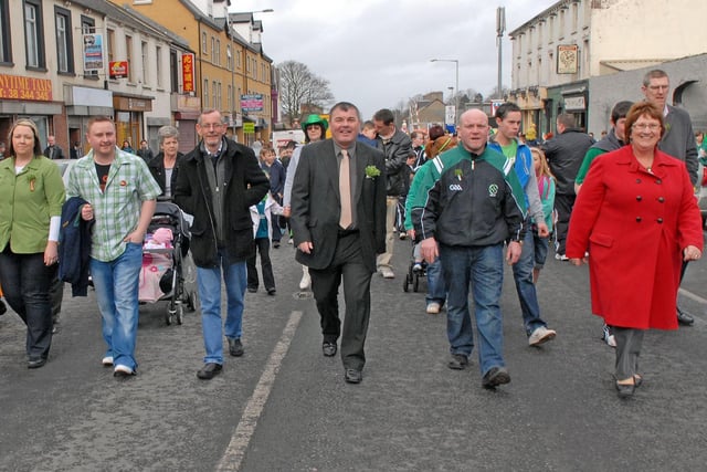 Craigavon councillors were among those who joined in the St Patrick's Day parade in 2010.
