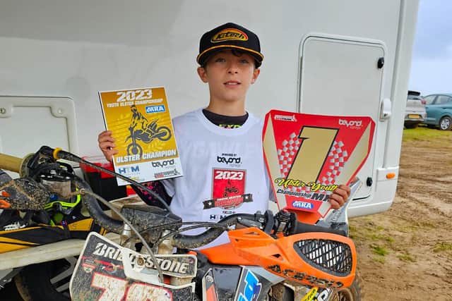 Portadown’s Ethan Gawley is the 2023 Junior 65 Ulster champion. Picture: Maurice Montgomery