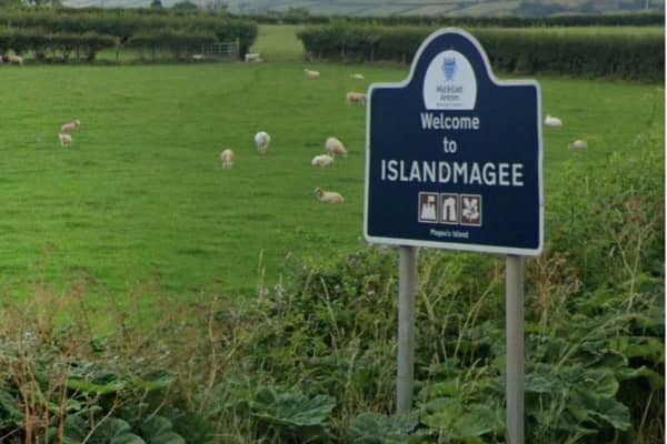 A 'large sum' of cash has been found in Islandmagee. Picture: Google