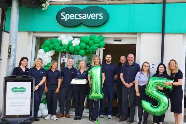 The Magherafelt Specsavers team. Credit: Specsavers