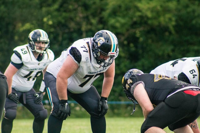 The Causeway Giants fell short in this season's Division 2 bowl game as they came up against an undefeated Wexford Eagles at Dundalk Rugby Club. Credit: Luke McCormack Aspire Media