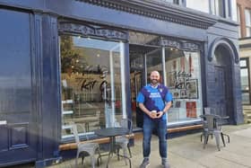 Aaron McIldoon from Portadown has turned his passion for retro football shirts into a business, Vintage Kit Co, and has now set up his first coffee shop and retail outlet in Portadown town centre.