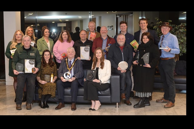 Mayor of Causeway Coast and Glens, Councillor Steven Callaghan hosts a civic reception in Cloonavin for local award-winning food and drink producers.