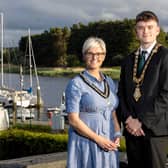 Mayor of Causeway Coast and Glens Councillor Ciaran McQuillan and Deputy Mayor Tanya Stirling. Credit Causeway Coast and Glens Council