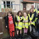 Over 100 bags of litter were collected.