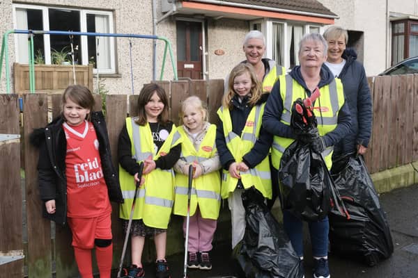 Over 100 bags of litter were collected.
