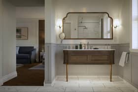 An en suite room at Dunluce Lodge - the new 5 star hotel will create 60 new jobs for the Causeway Coast when it opens.