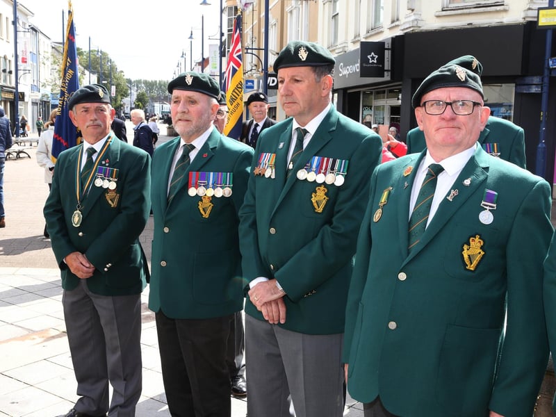 Commemorating D-Day in Coleraine.