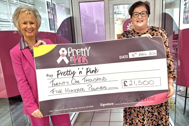 Bernie Walsh, an expert in weight loss, who organised a charity fashion show in aid of PrettynPink raised £21.5k.