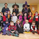 Children of Armoy Playgroup entertain the parents at a Halloween Coffee Morning held in 2010.