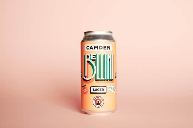 This crisp and refreshing lager is a fresh take on the classic Italian Bellini