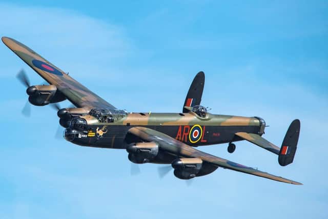 Battle of Britain Memorial Flight Lancaster bomber.