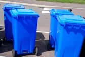 Blue bins. Pic: Local Democracy Reporting Service