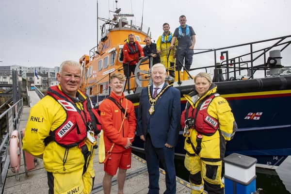 The Mayor of Causeway Coast and Glens, Councillor Steven Callaghan will host a Service of Thanksgiving to mark the 200th Anniversary of RNLI this Sunday 28th April. CREDIT MCAULEY MULTIMEDIA