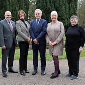 International Fund for Ireland Board members pictured at their recent Board meeting in Monaghan