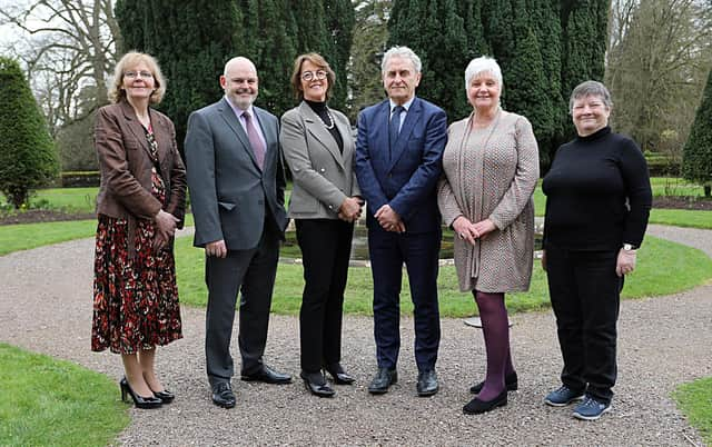 International Fund for Ireland Board members pictured at their recent Board meeting in Monaghan