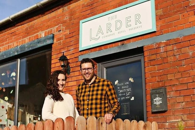 The Larder was established by Laura and Dan, a couple with a shared love for the environment. They set up the Larder as a result of growing frustration with the lack of sustainable household options available locally. They had seen other countries introducing refill shops and they wanted to make a difference too. They believe that the products and packaging they come in should not be harmful to the environment or our bodies and show this with their low impact and earth friendly lifestyle. Join them on their quest for sustainable lifestyles. They are open from Wednesday to Saturday from 10am-5pm.
For more information go to www.thelarderni.com