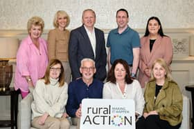 The current Board of Rural Action: back row (L – R): Anne Marie McAleese, Joanna Gray, Allen McAdam, James Healy, Ruth Megahey; front row (L – R): Kim Addis, Shaun Henry, Tracey McNally, Prof. Maura Farrell. Missing from photo – Louise McLaughlin-Borlace. CREDIT RURAL ACTION