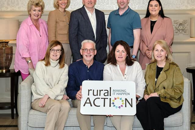 The current Board of Rural Action: back row (L – R): Anne Marie McAleese, Joanna Gray, Allen McAdam, James Healy, Ruth Megahey; front row (L – R): Kim Addis, Shaun Henry, Tracey McNally, Prof. Maura Farrell. Missing from photo – Louise McLaughlin-Borlace. CREDIT RURAL ACTION