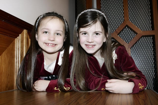 DOMINIC'S DANCERS...Rabann Makepeace and Brook McCandless from the Dominic Graham School of Irish Dancing pictured at the Coleraine Festival in 2008