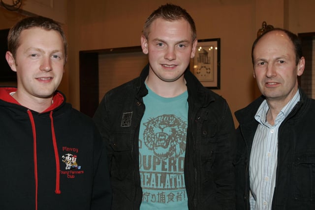 Pictured at the Finvoy table quiz held at Ballymoney Rugby Club in 2010