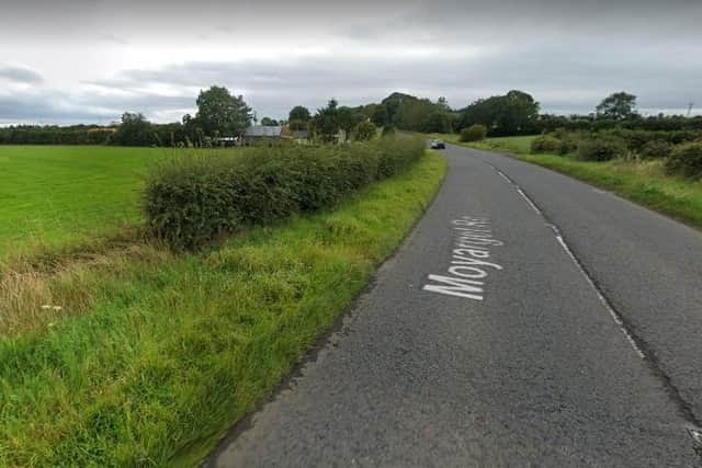 Police have confirmed that a man has died following a two-vehicle road traffic collision on the Moyarget Road, Ballycastle. Picture: Google