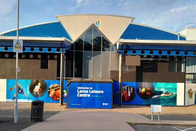 Larne Leisure Centre. Pic: Local Democracy Reporting Service