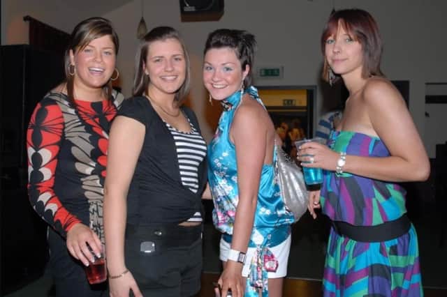 Kelly McCorry, Jenna Jenkins, Megan O'Neill and Karlyn Reid enjoying 'Housekeepin' at the Kiln in 2007. Photo by: Peter Rippon