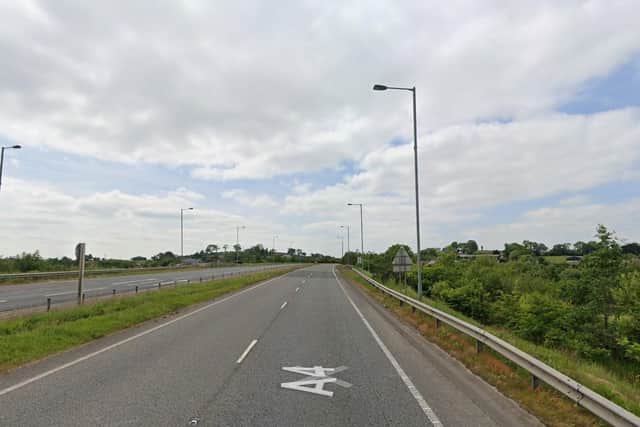 A4 dual carriageway at Dungannon, Co Tyrone | Google