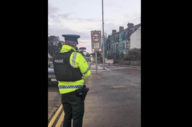Police will be conducting speed checks in the Carrickfergus.