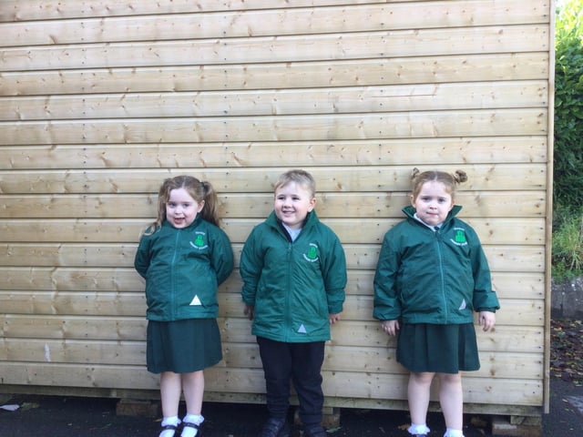 Mrs Waddell's P1 class at Seagoe Primary School.