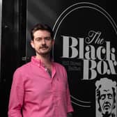 Lisburn artist Clinton Kirkpatrick has launched his new exhibition at the Black Box in Belfast