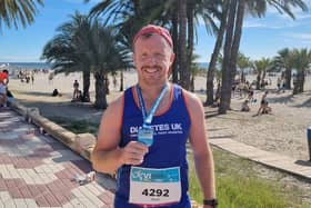 David Hodges is raising money for local charity Aware NI by running 5k every day this month