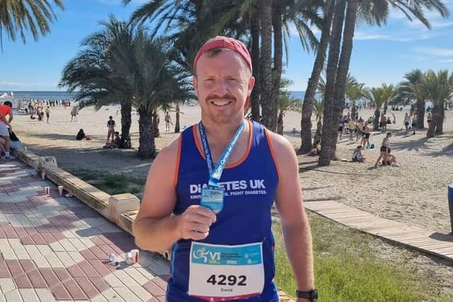David Hodges is raising money for local charity Aware NI by running 5k every day this month