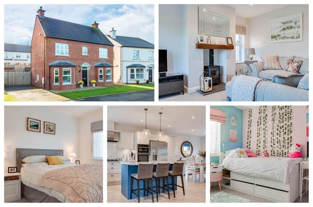 The beautiful four bedroom home is located in the Ollar Valley development in Ballyclare.