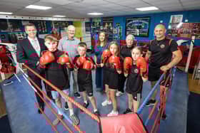 Members of Canal Boxing Club