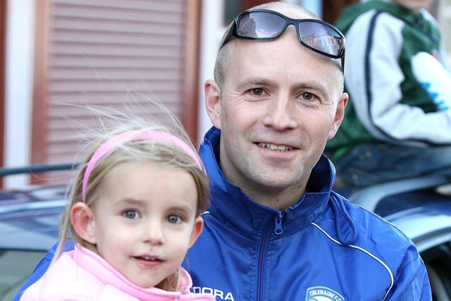 Richard and Zara Thorpe enjoying the Milk Cup Parade back in 2010