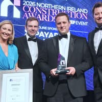 Adrian Pollock at construction and civil engineering firm McLaughlin & Harvey, has received the Outstanding Contributor Award
