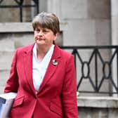 Baroness Arlene Foster had advertised her role as a speaker on green energy policy, despite her role in the disastrous RHI scheme. Photo: Stephen Hamilton/Presseye