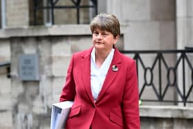 Baroness Arlene Foster had advertised her role as a speaker on green energy policy, despite her role in the disastrous RHI scheme. Photo: Stephen Hamilton/Presseye