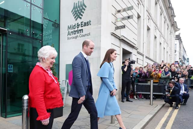Mrs Joan Christie welcomed many members of the Royal family to Northern Ireland over the years,  including the Prince and Princess of Wales to Ballymena.