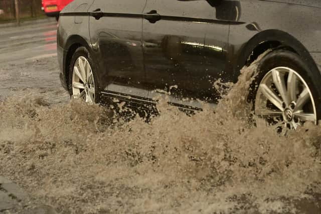 A Met Office yellow weather warning for rain is in place for parts of Northern Ireland. Picture: Pacemaker
