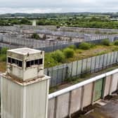 The former H Block Maze prison at Long Kesh near Lisburn Northern Ireland. A museum at the site has been a long term goal of republicans. Photo: Niall Carson/PA Wire