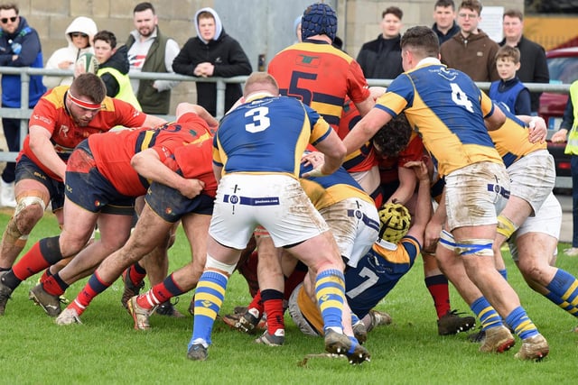 Ballyclare's 1st XV won the league and All-Ireland Junior Cup as well as the play-off final.